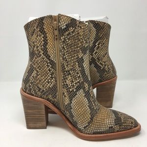 Free People Barclay Ankle Boot - Snakeskin